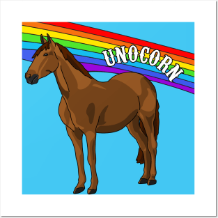 Thunder the Unocorn - Unicorn Art Posters and Art